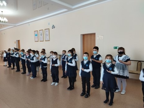 освящение в отряды ЕДЮО «Жас Ұлан» и «Жас Қыран»