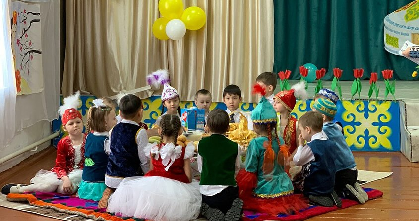 Дети предшкольного класса встречают праздник Наурыз мейрамы!