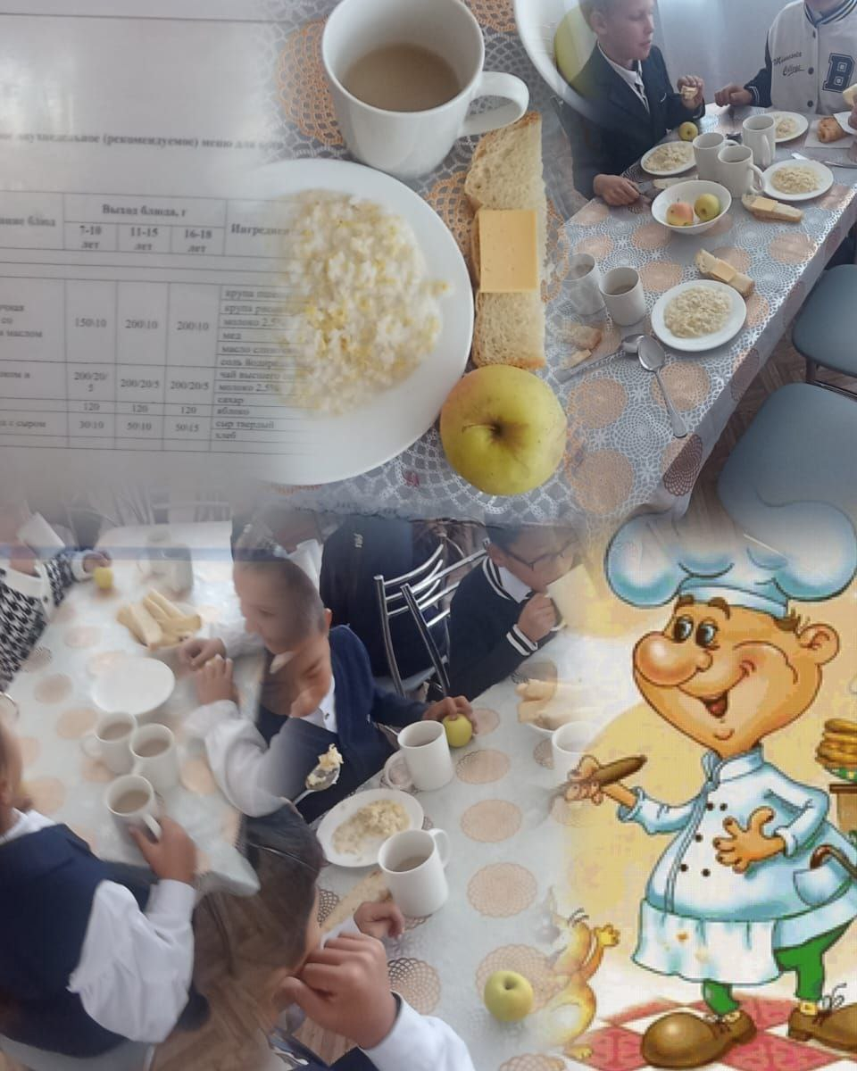 Тамақ мәзірге сай 