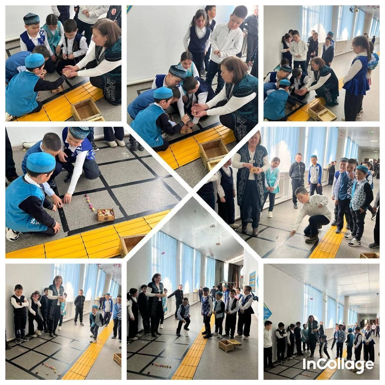 «Ұлттық ойын – ұлт қазынасы» оқушылар үзілісте ұлттық ойындар ойнайды.