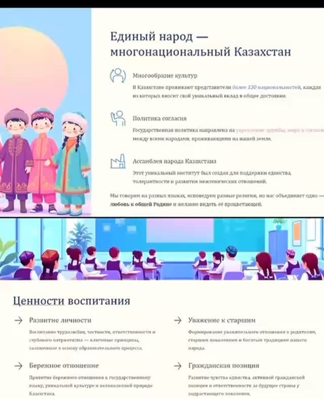 2025 жылдың 1 желтоқсанында 5«А» сыныпта «Біртұтас жер, біртұтас халық, біртұтас болашақ» тақырыбына сынып сағаты өткізілді. 