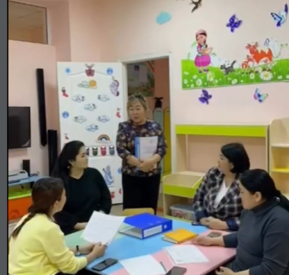  мектепке дейінгі тәрбиенің тәрбиешілері мен педагогтарының қатысуымен әдістемелік бірлестік отырысы 