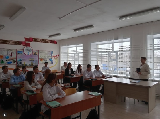 Беседа с учащимися 9 класса на тему «О вреде курения среди подростков»