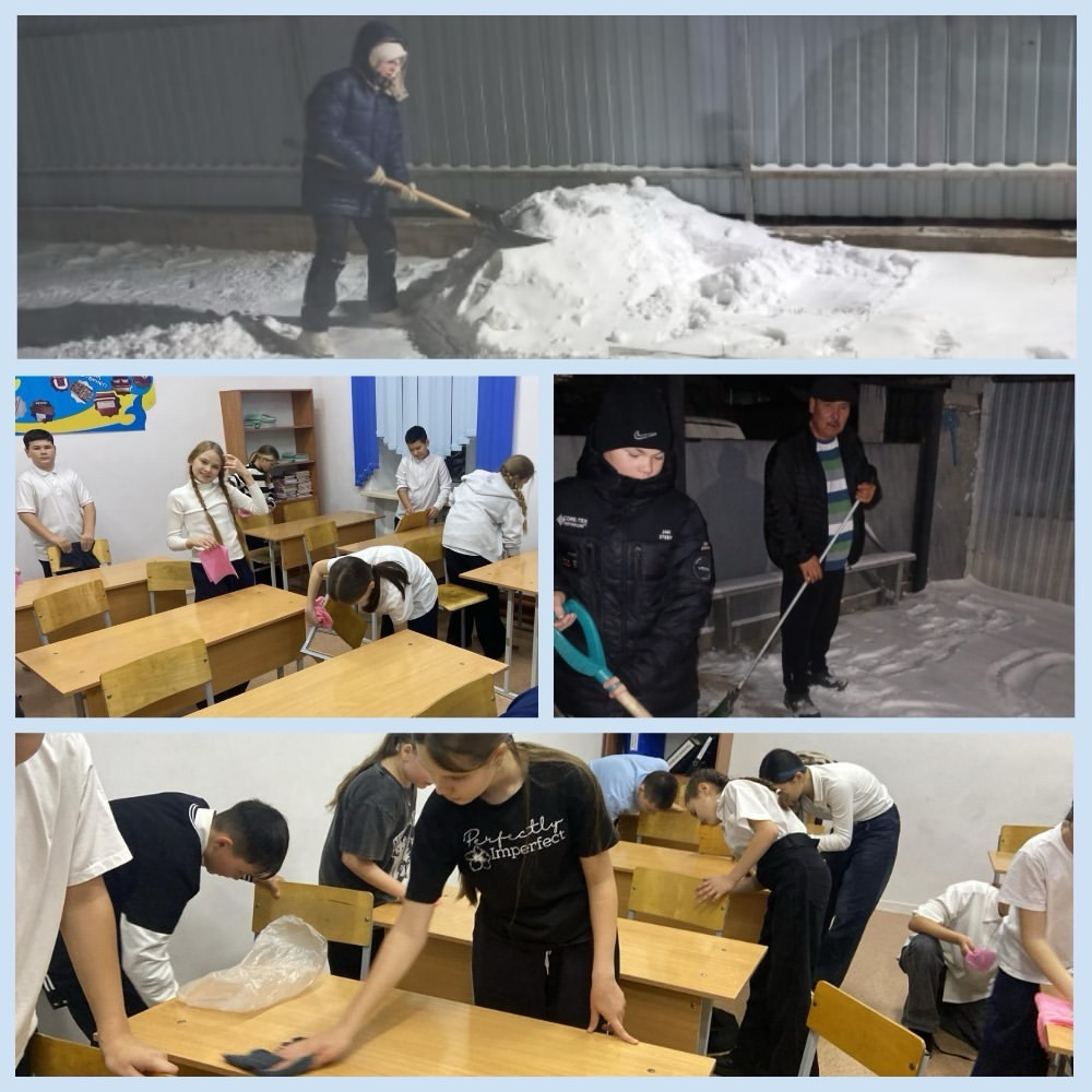 В рамках проекта «ҚАМҚОР» учащиеся 6 «А» класса совершили доброе дело. Ребята провели уборку в учебном кабинете, показав пример аккуратности и ответственности.