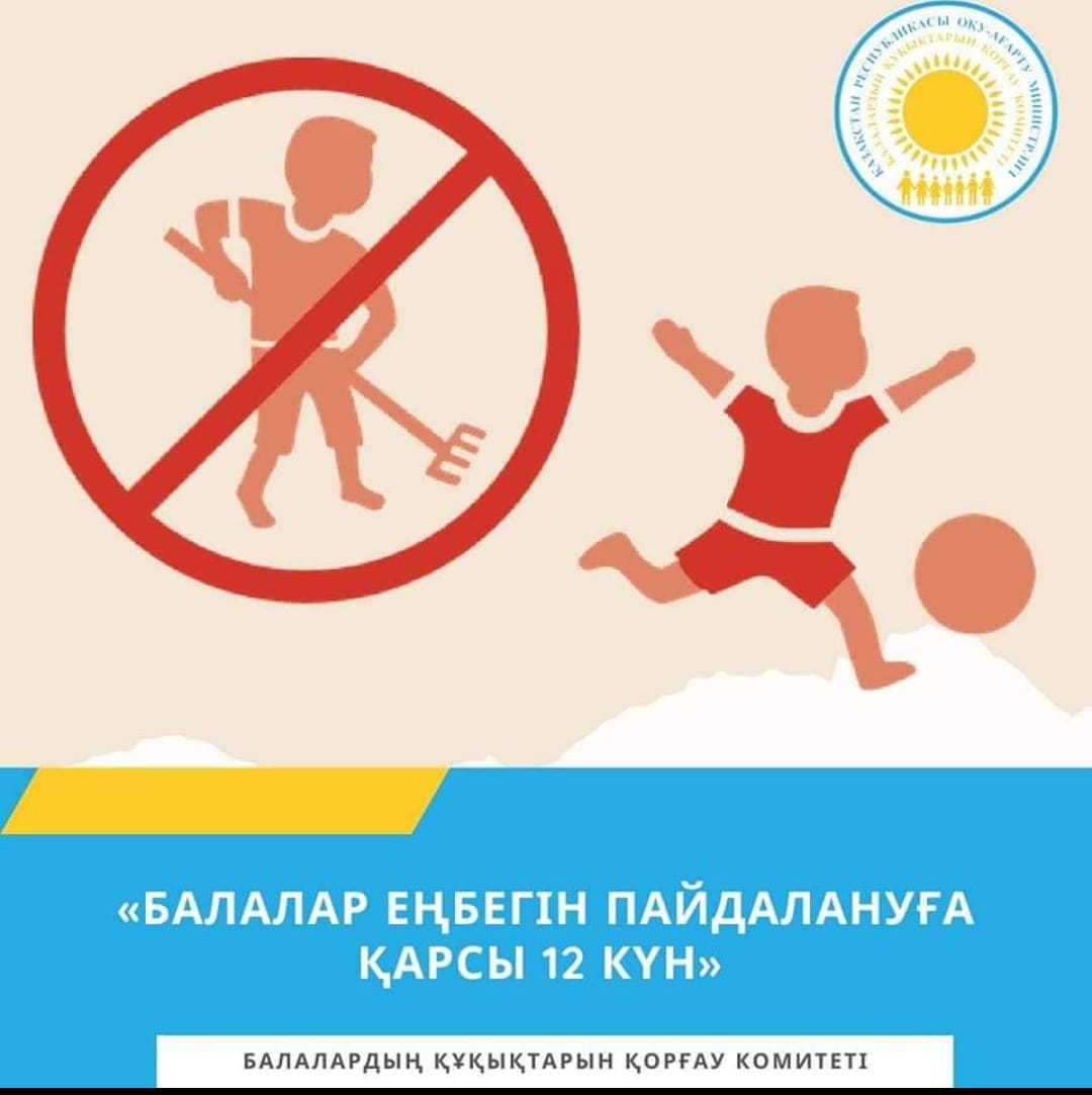 «12 дней борьбы против эксплуатации детского труда»  с 1 по 12 июня 2025 года