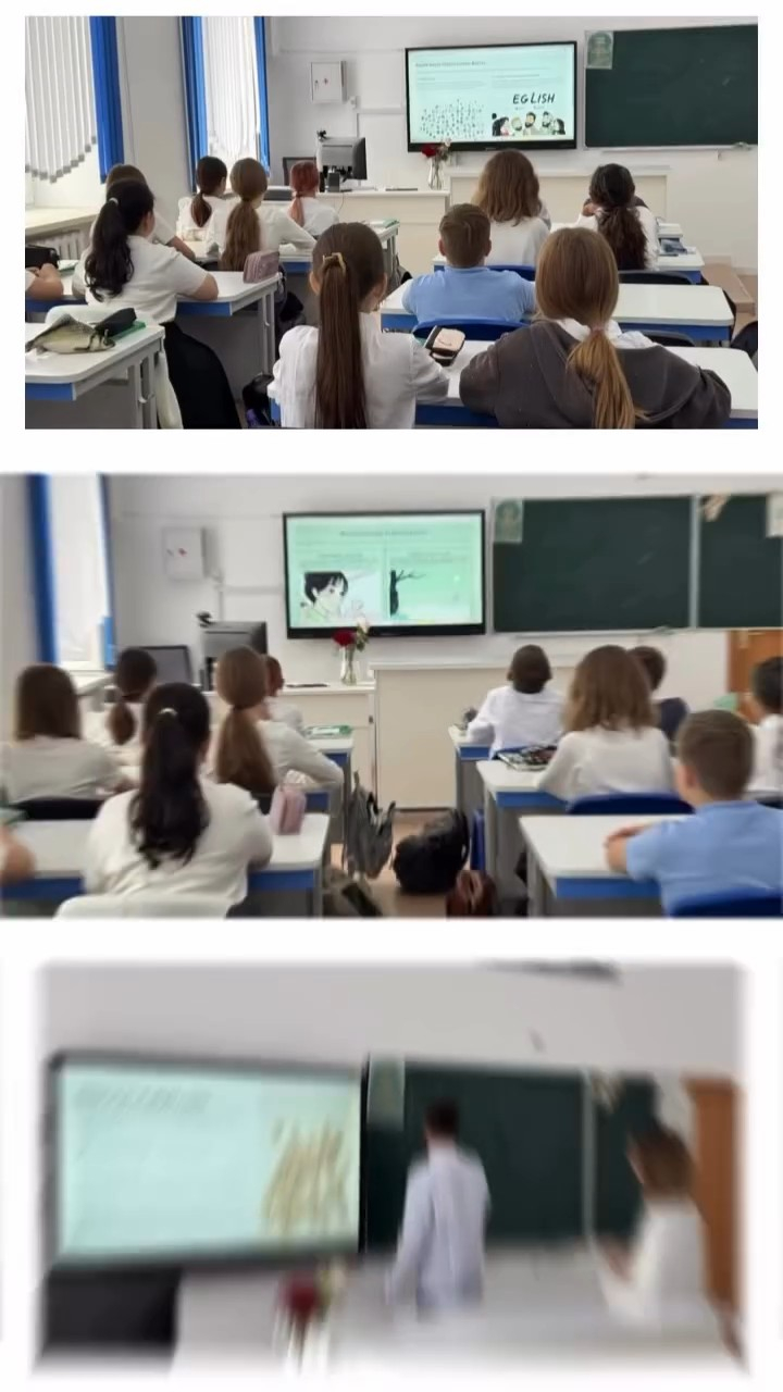 8-сыныпта ағылшын тілі сабағында “Тілдер әлеміне саяхат”байқауы өткізілді. 