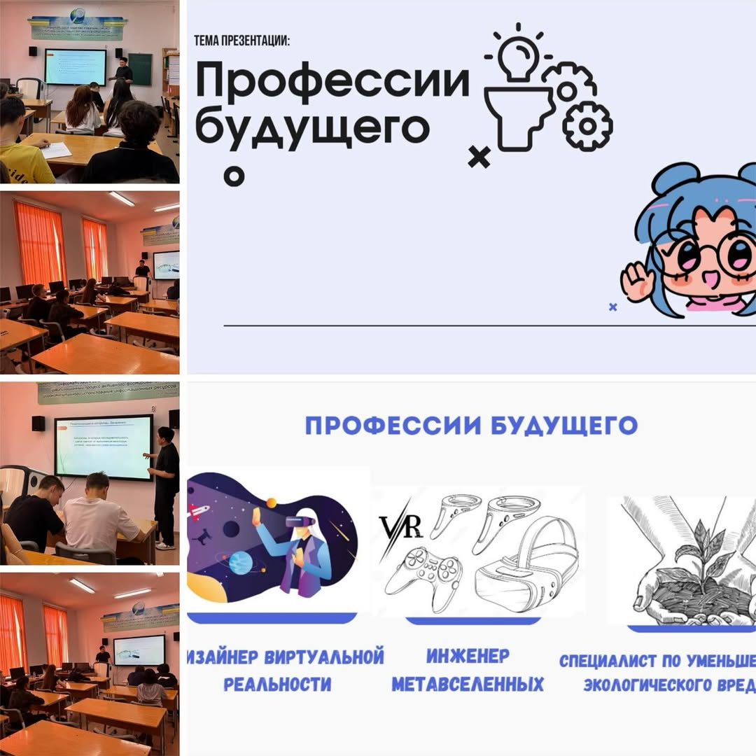 В нашей школе прошёл творческий конкурс «Профессии будущего» ????????‍????????