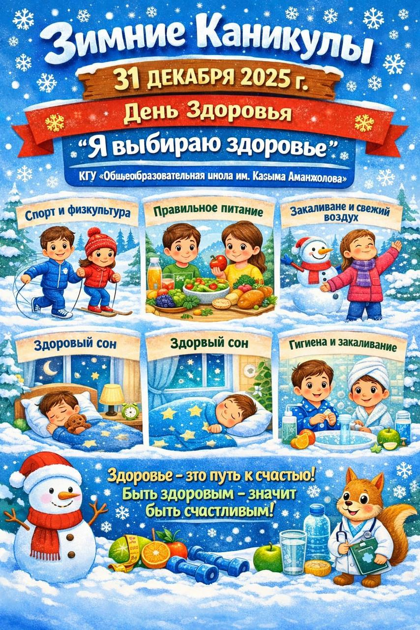 Денсаулық күні «Мен денсаулықты таңдаймын»