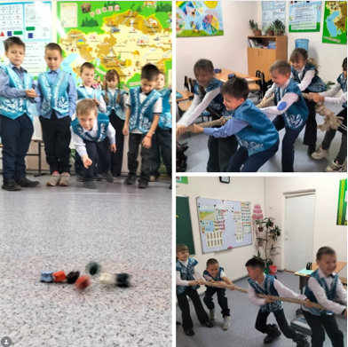 В рамках проекта «ШАБЫТ» в КГУ «Мичуринской ОСШ», учащиеся 2 класса приняли участие в увлекательных национальных играх.